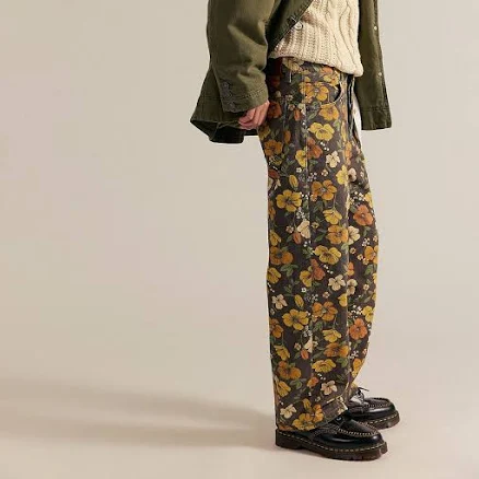 Free People We The Free Deep Trance Printed Jeans