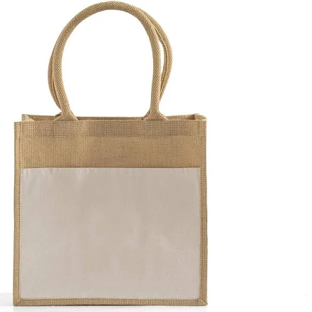 Tote Bag Factory Medium Easy-Print Jute Bag