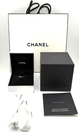 Chanel Coco Crush Ring - Quilted Motif - Mini Version - 18k Beige Gold