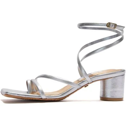 BRIANA Strappy Cushioned Leather Sandals