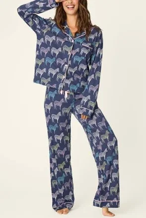 PJ Salvage Women's Whimsy Cotton Blend Pajama Set