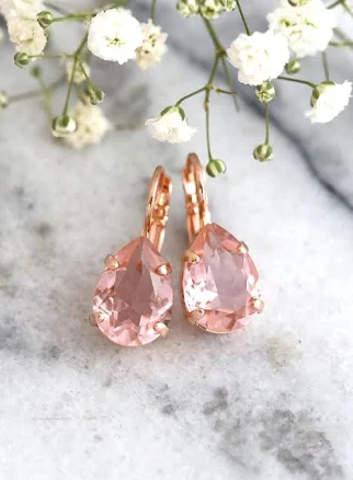 Gold Crystal Earrings