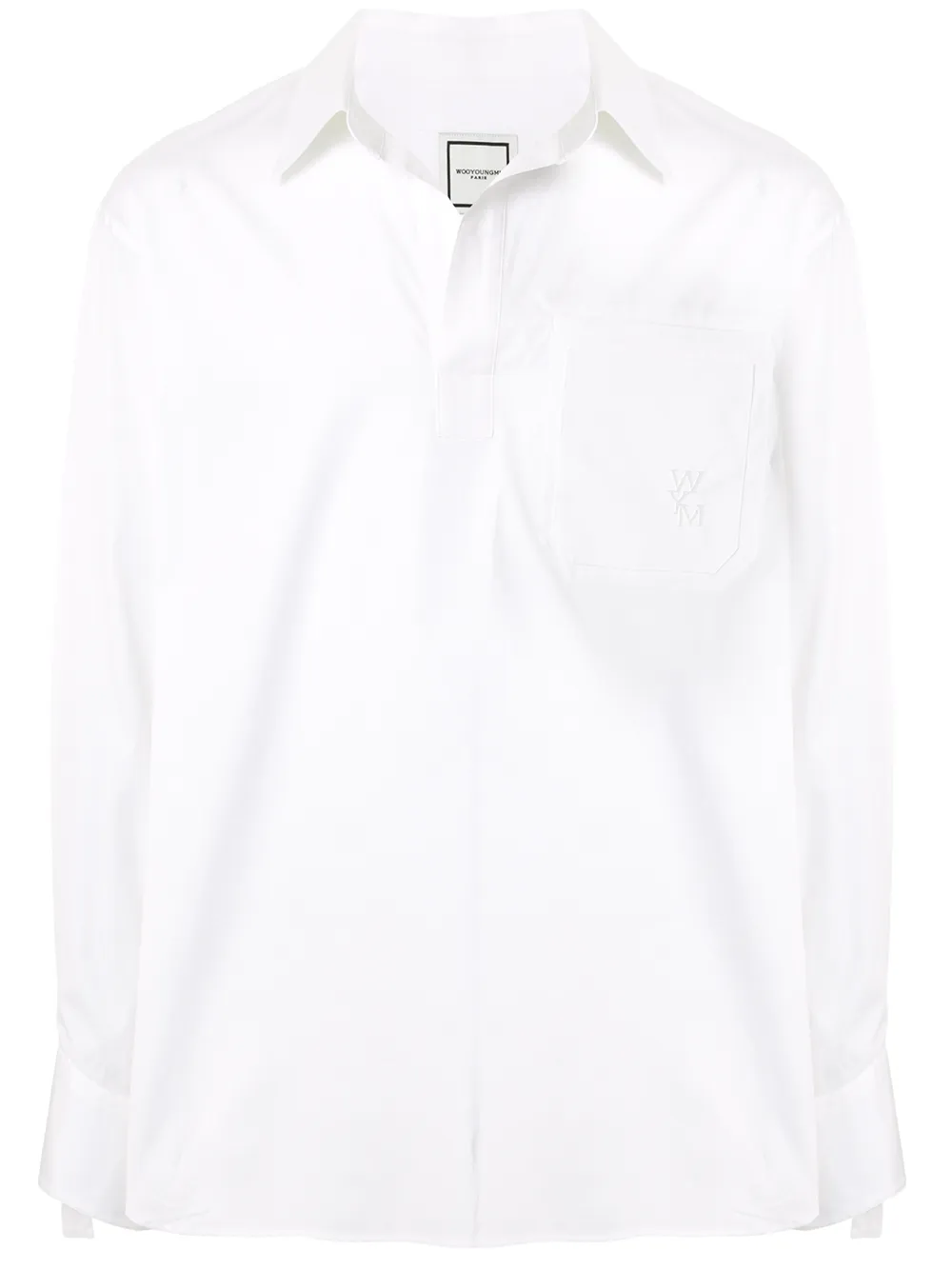 Logo-embroidered Long-sleeved Shirt