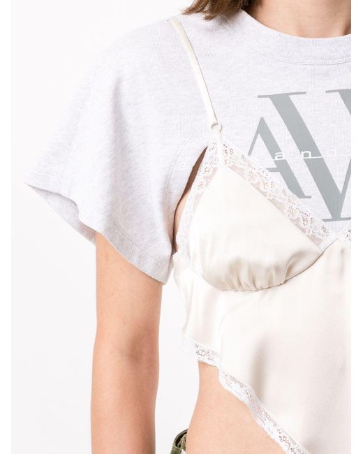 alexanderwang Layered Short Sleeve Tee US