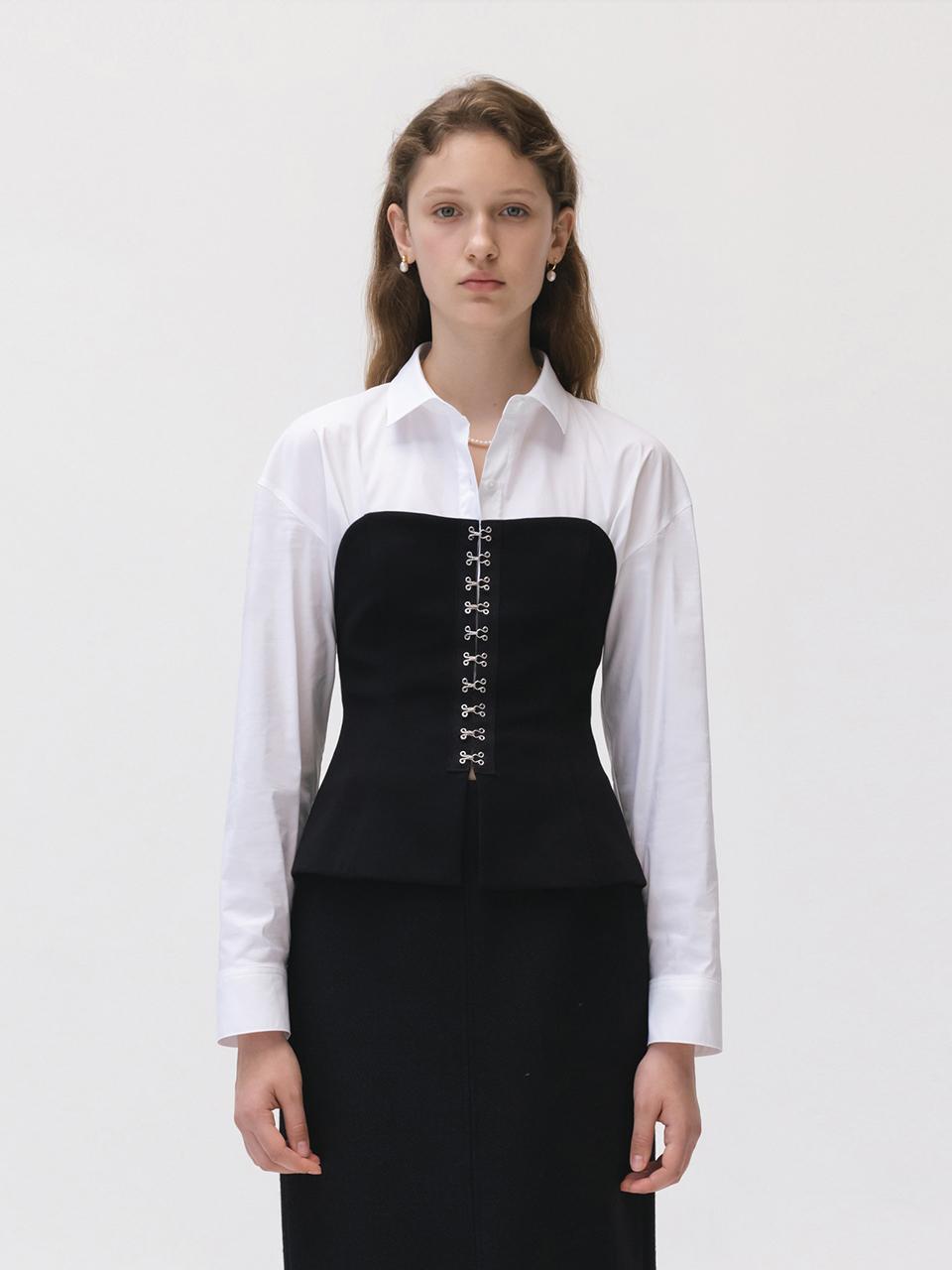 Corset Shirts - Black and White