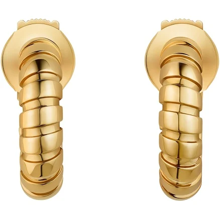 BVLgari Tubogas Earrings in Yellow Gold