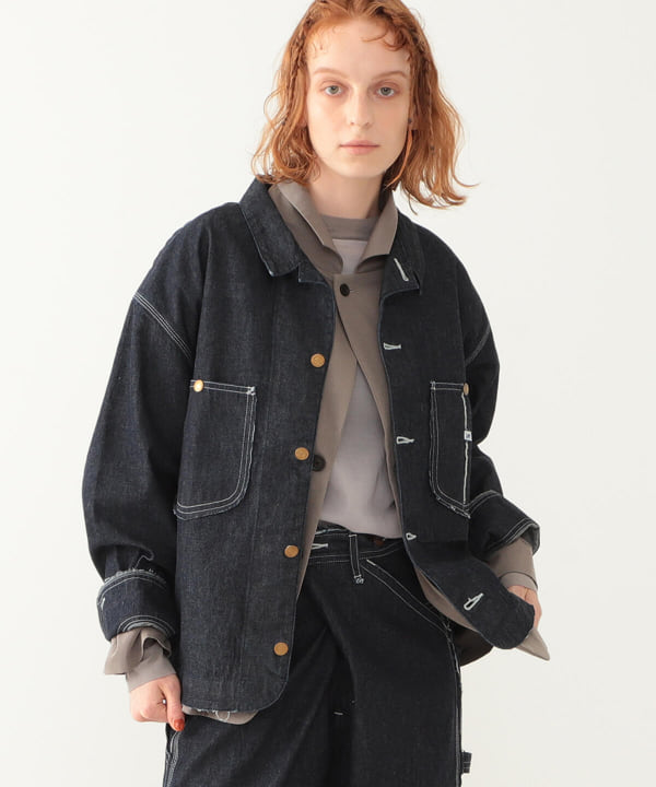 리 Lee x maturely 별주 Frayed Seam Loco Jacket 재킷