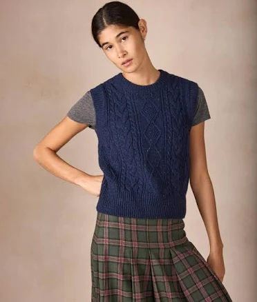 Callie Cable Vest