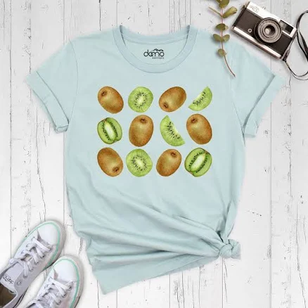 Women's Funny Botanical Kiwi Shirt