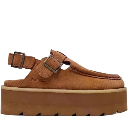 Clarks Men's Wallabees Buckle-fastening Suede Sandals
