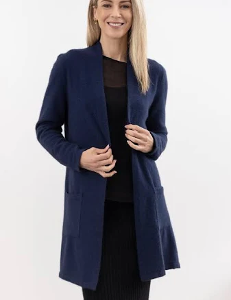 The Wool Company Merino Possum A-Line Cardigan
