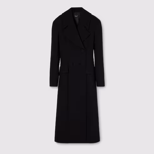 Double-Breasted Wool Coat