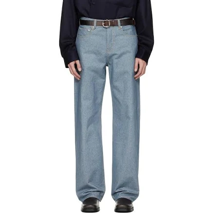 JACQUEMUS Blue 'The straight de-Nîmes' Jeans