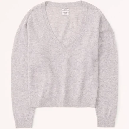 Abercrombie & Fitch Women's Cashmere V-Neck Sweater