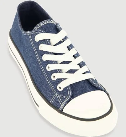 Women's Cap Toe Low Top Lace Up Sneakers
