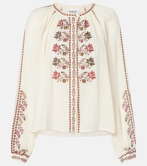Pampa Embroidered Cotton Blouse