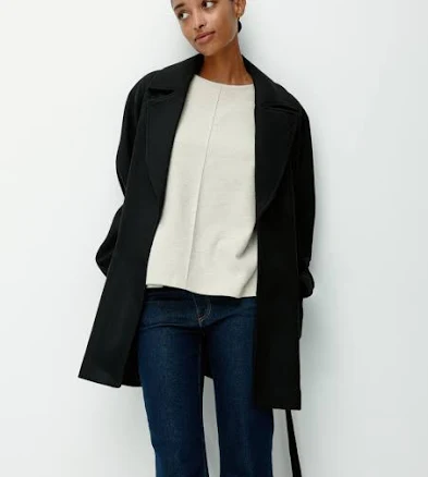 Ladies H&M Tie-Belt Coat