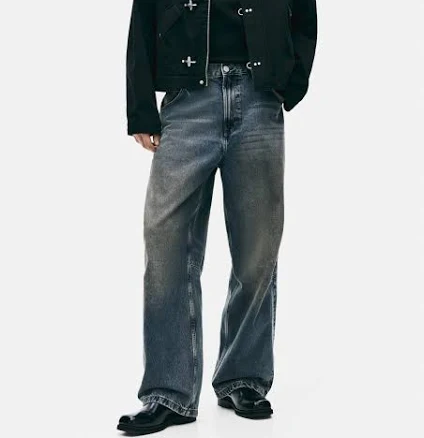 H&M Men's Baggy Darted Jeans