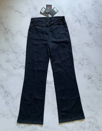 Fusalp Bridget Pants Dark Blue Women Jeans Size 40 Rrp 170€ Duties
