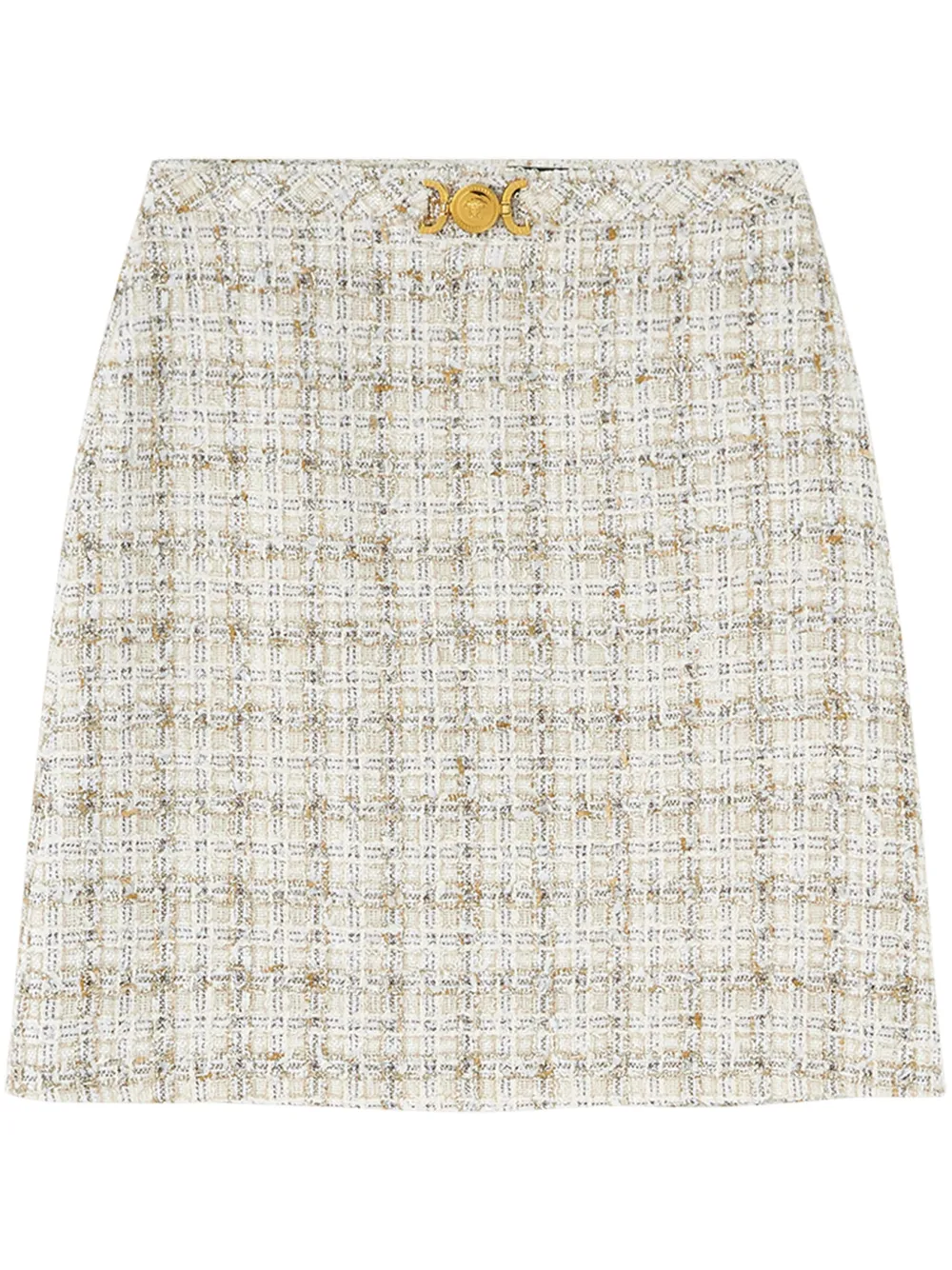 Bouclé Tweed Mini Skirt