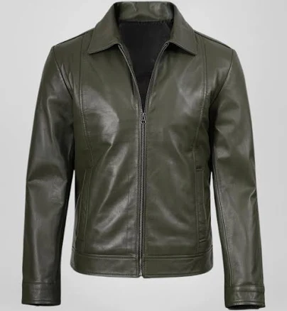 Lambskin Men's Genuine Leather Biker Jacket