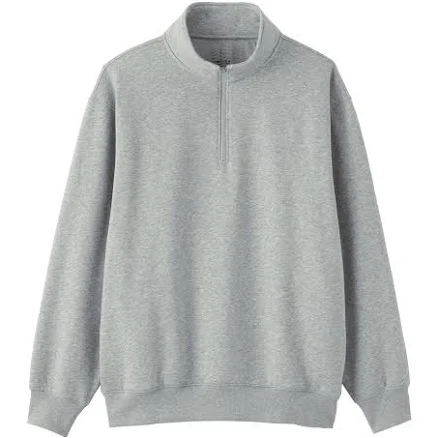 MUJI Half-Zip Sweatshirt Men's