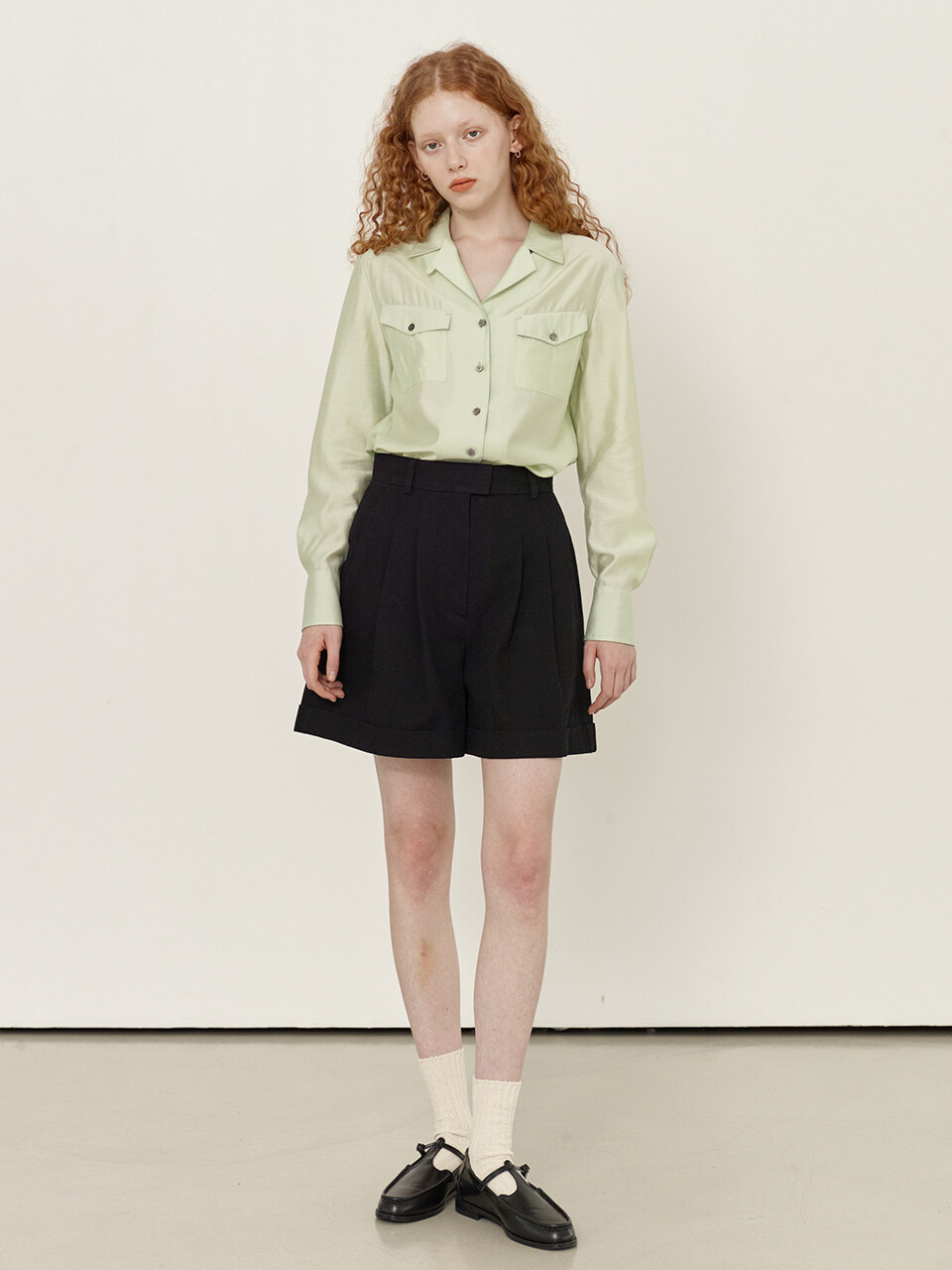 HALLA Two Pocket Shirt (Mint)