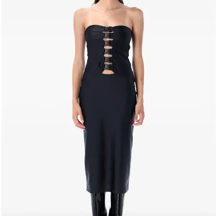 Coperni Multi Buckle Midi Dress