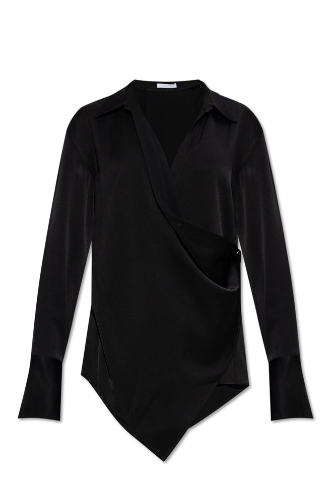 Wrap Long-sleeved Shirt