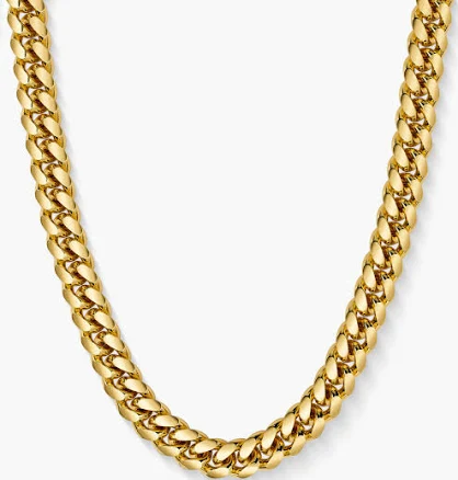 JAXXON 14k Gold Cuban Link Chain