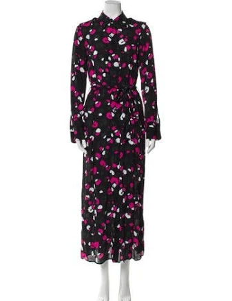 Floral Print Long Dress