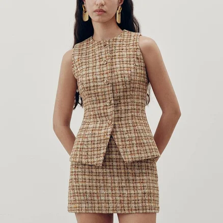 Tweed Mini Skirt