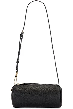 Tory Burch T Monogram Pebble Cylinder Bag