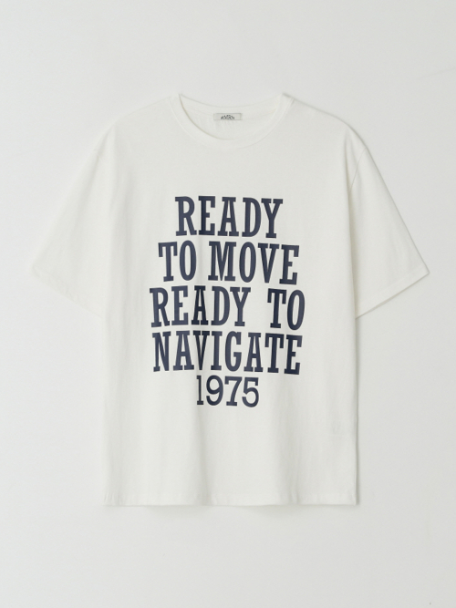 [알엠알엔] SIGNATURE LETTERING T-SHIRT RC5TP10011