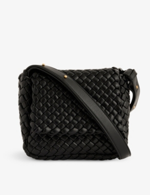 Cobble small intrecciato leather shoulder bag