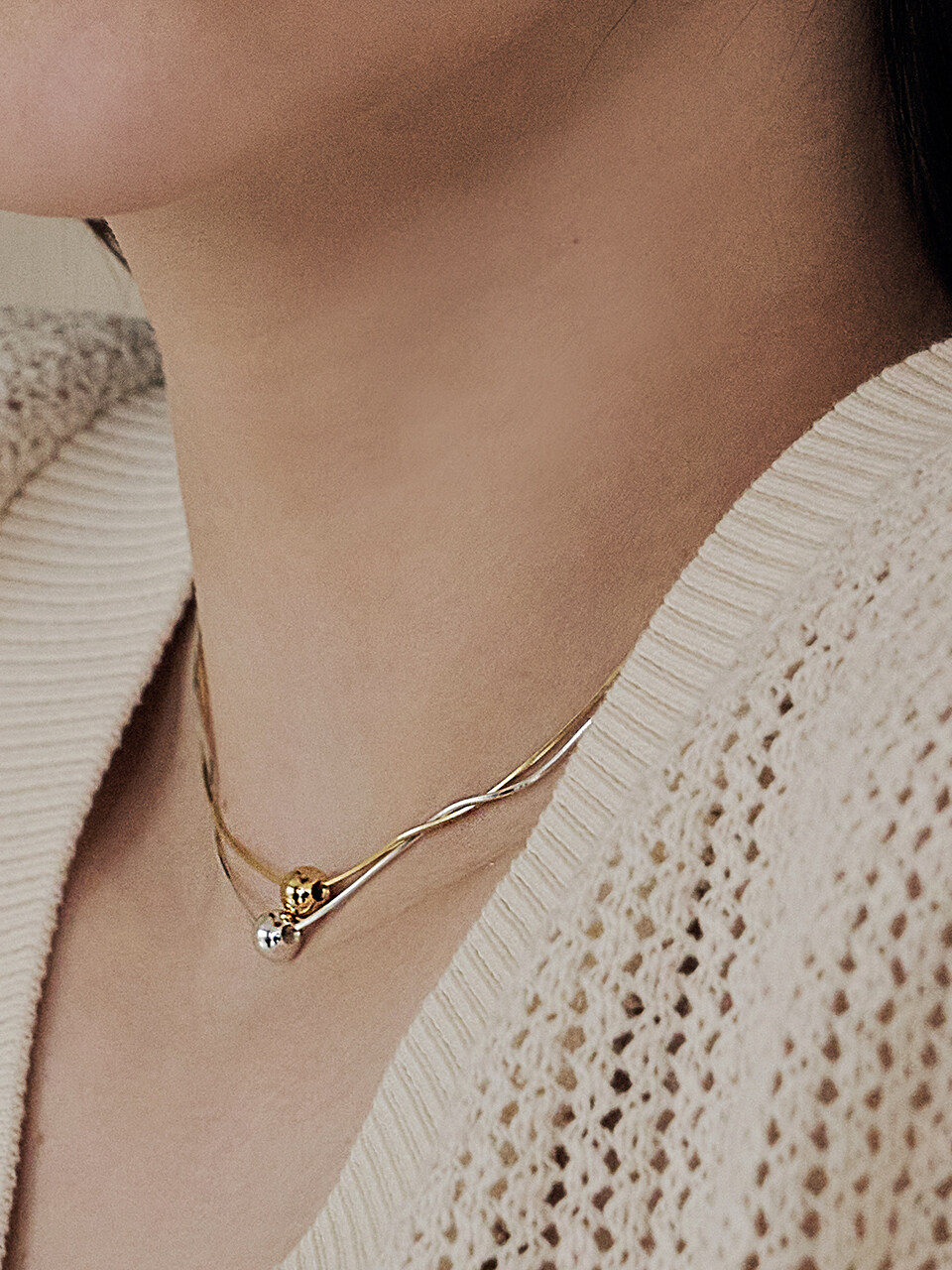 Chain Ball Necklace
