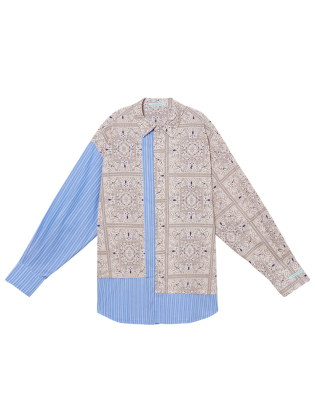 Oversized Paisley Shirt