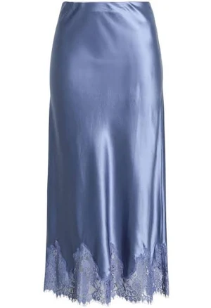 Reformation Carolina Silk Skirt