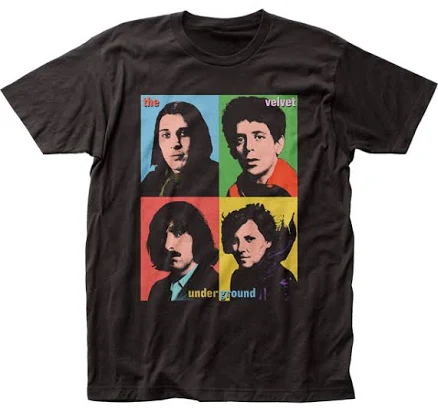 Velvet Underground Pop Art Band Pics Shirt