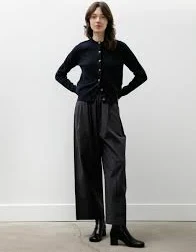 Luce Trouser Pintuck Navy