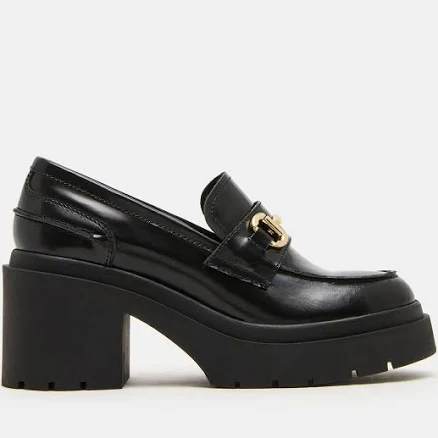 Steve Madden Women's Lazra Block Heel Loafers