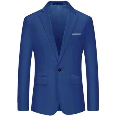 Inspire Men's Single Breasted One Button Dress Suit Jacket