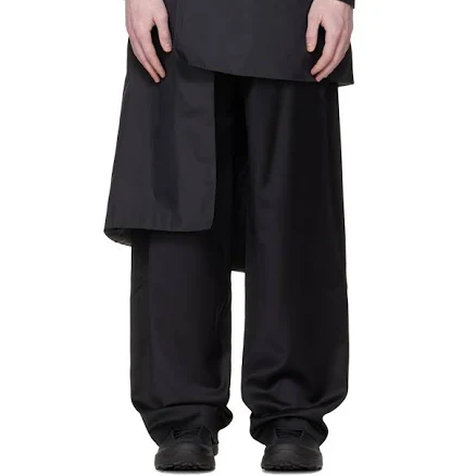 Heliot EMIL Black Levade Tailored Trousers