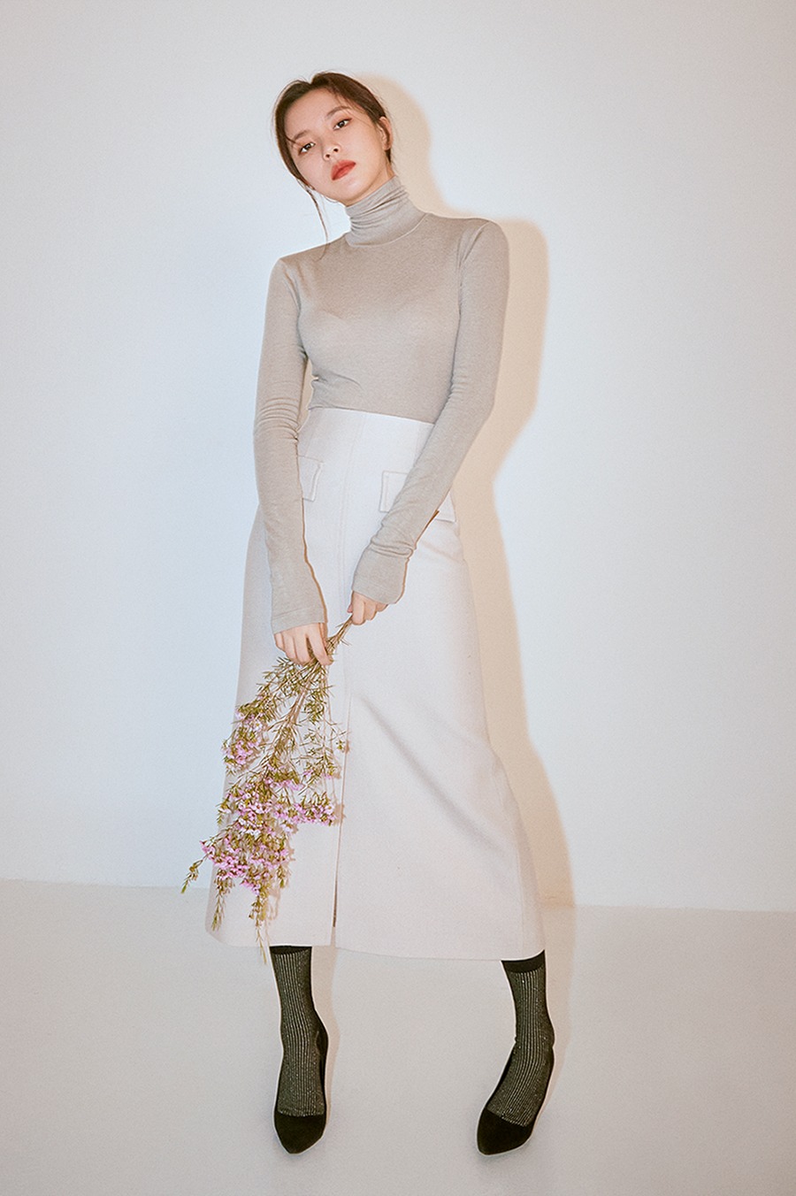 NO.3 SKIRT - CREAM