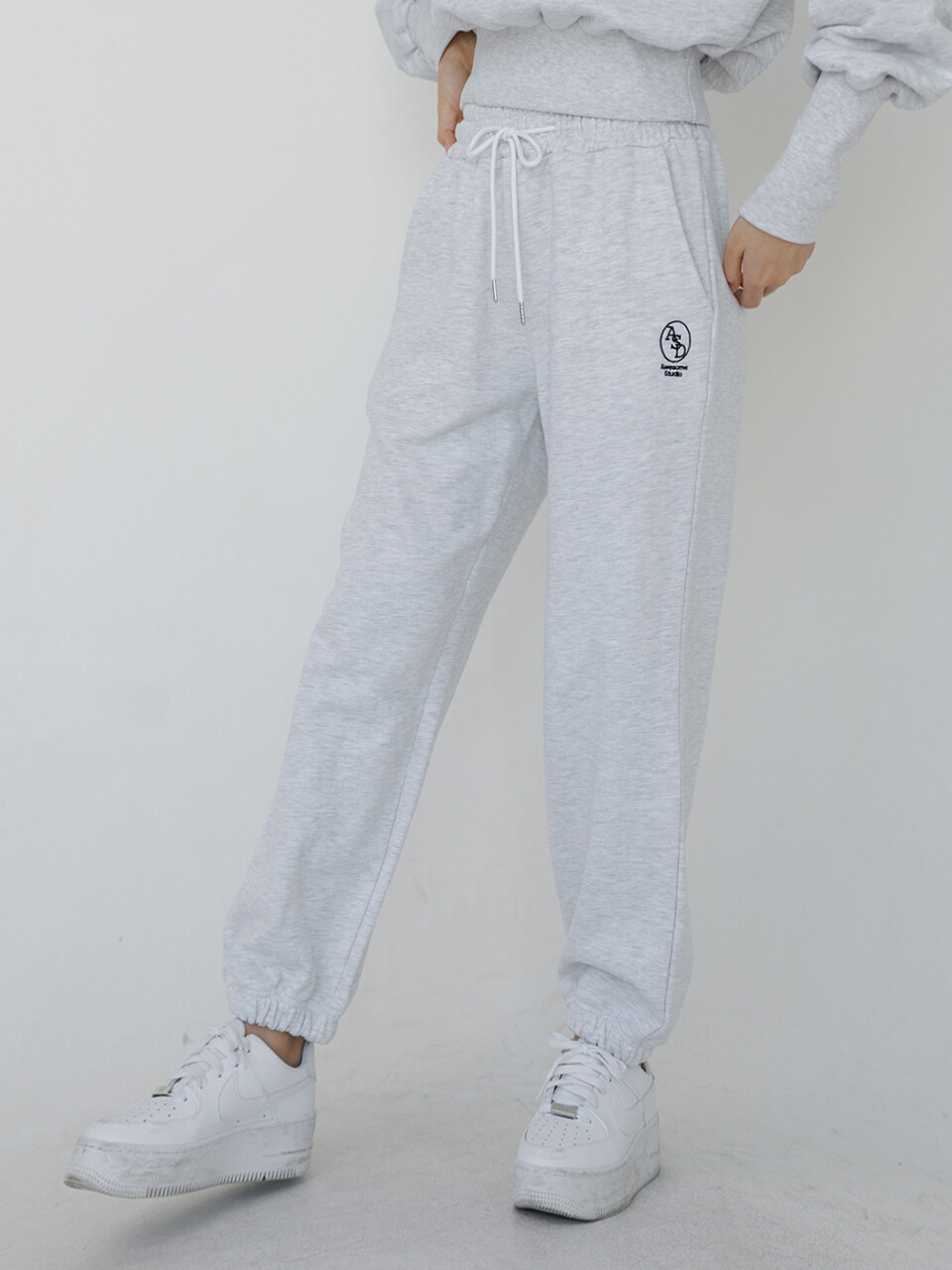 Embroidered Logo Jogger Pants