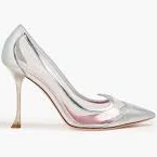 I Love Vivier metallic leather and TPU pumps