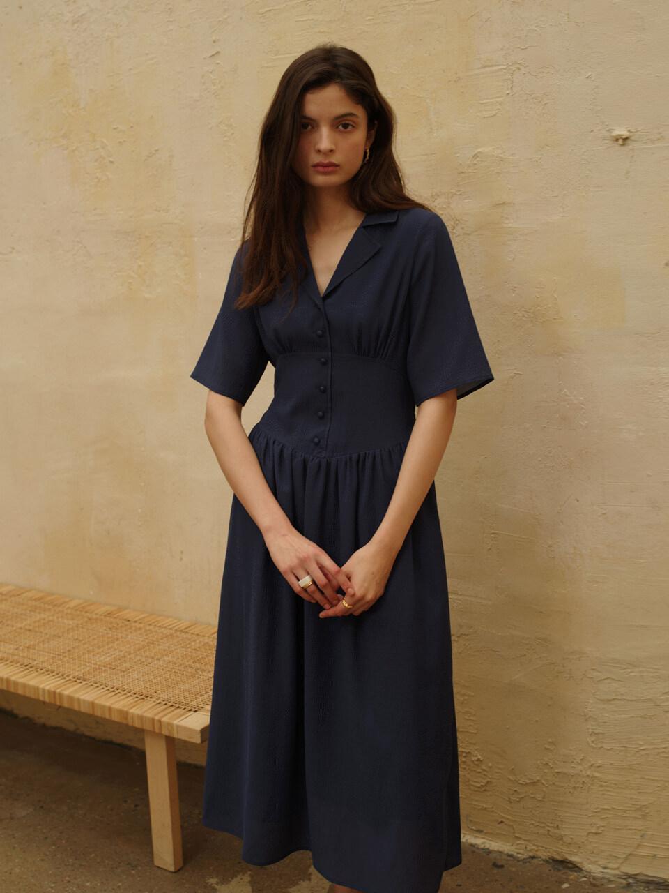 Navy Ivy Dress