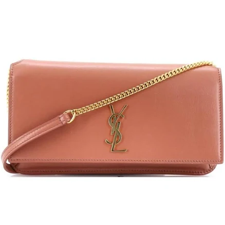 Saint Laurent Classic Monogram Leather Crossbody Bag