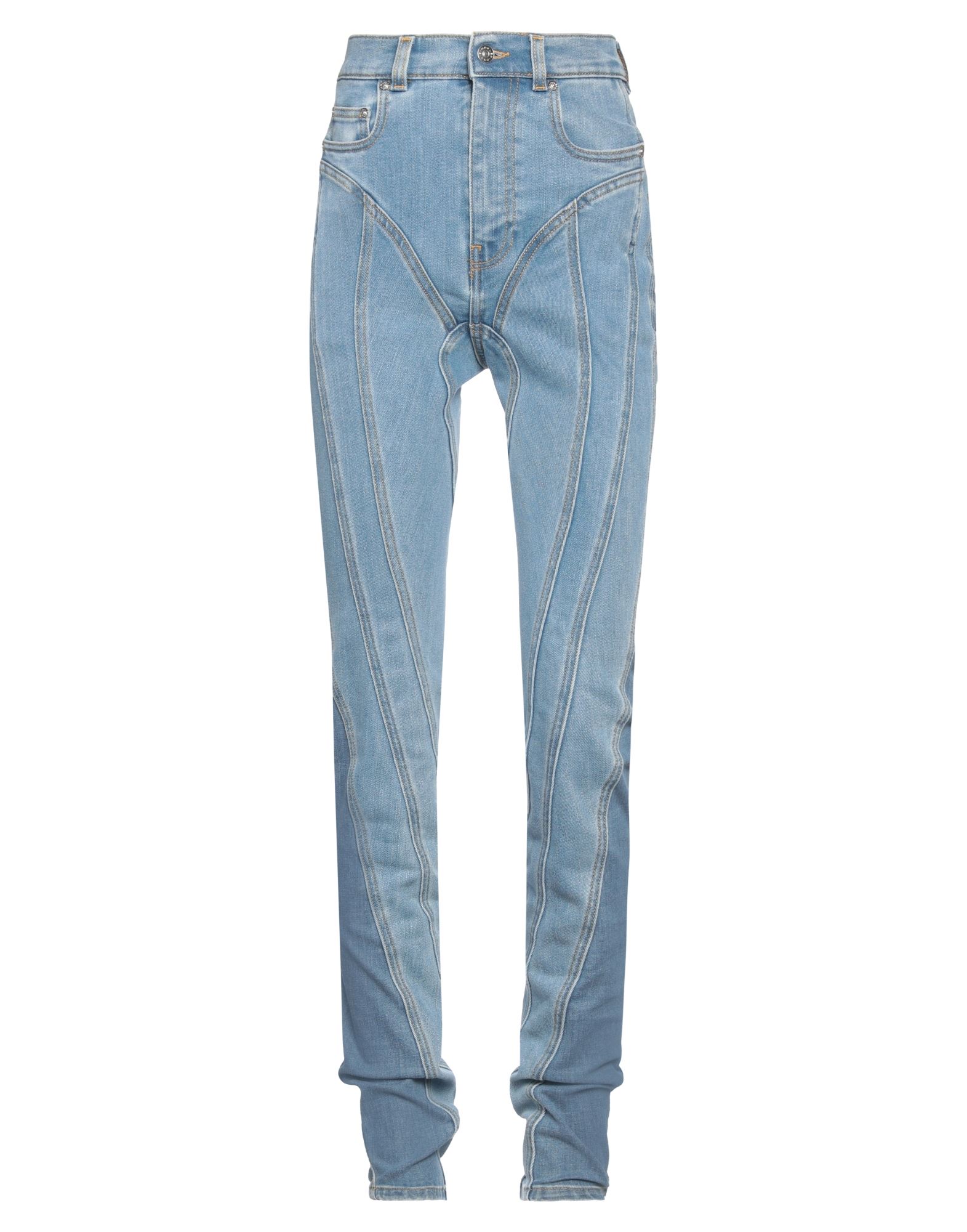 Spiral Panelled Skinny Jeans