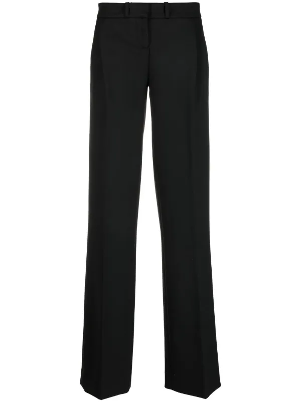 High-waist Straight-leg Trousers